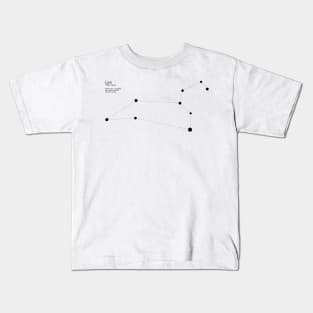 Leo Zodiac Constellation Kids T-Shirt